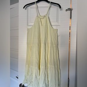Flowy yellow dress